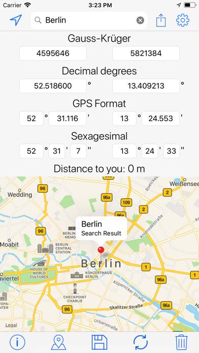 Gauss-Krüger Coordinates Tool App screenshot #1