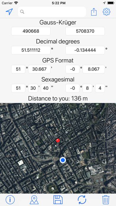 Gauss-Krüger Coordinates Tool App-Screenshot #2