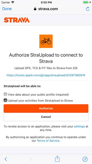 StraUpload App screenshot