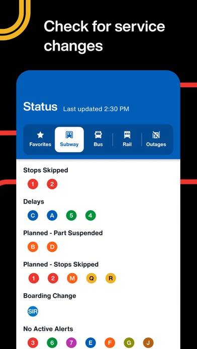 The Official MTA App App screenshot