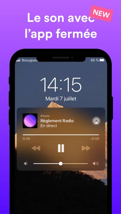 Règlement Radio screenshot