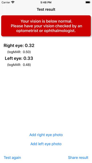 Eye Test Capture d'écran de l'application #5