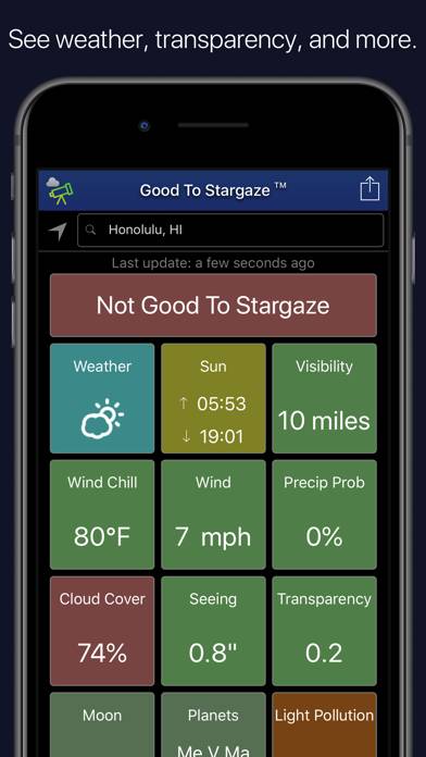 Good To Stargaze Captura de pantalla de la aplicación #1