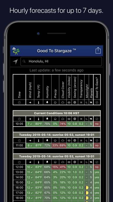 Good To Stargaze Captura de pantalla de la aplicación #2