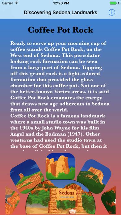 Discovering Sedona Landmarks Bildschirmfoto