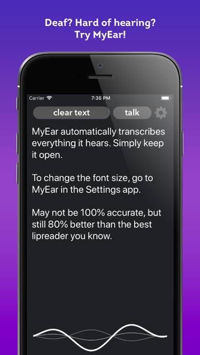 App MyEar Captura de pantalla de la aplicación #1