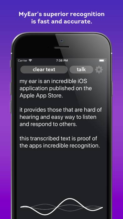 App MyEar Captura de pantalla de la aplicación #2