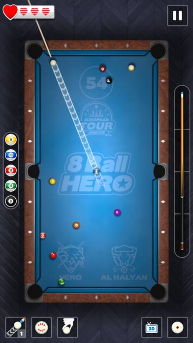 8 Ball Hero Captura de pantalla de la aplicación #2