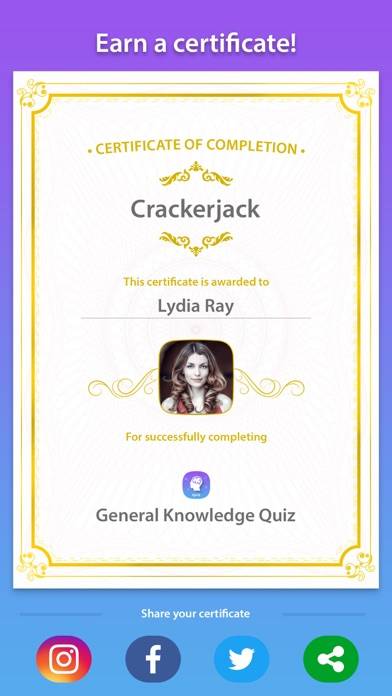 General Knowledge Quiz Game Schermata dell'app #5