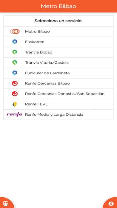 Metro Bilbao, Tren y Tranvía Captura de pantalla de la aplicación #1