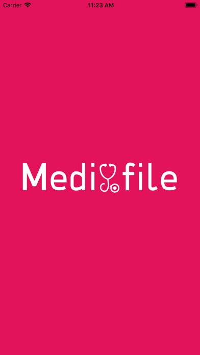 MediFile Capture d'écran de l'application