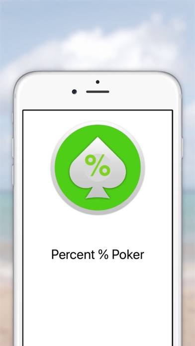 Percent % Poker Capture d'écran de l'application #1
