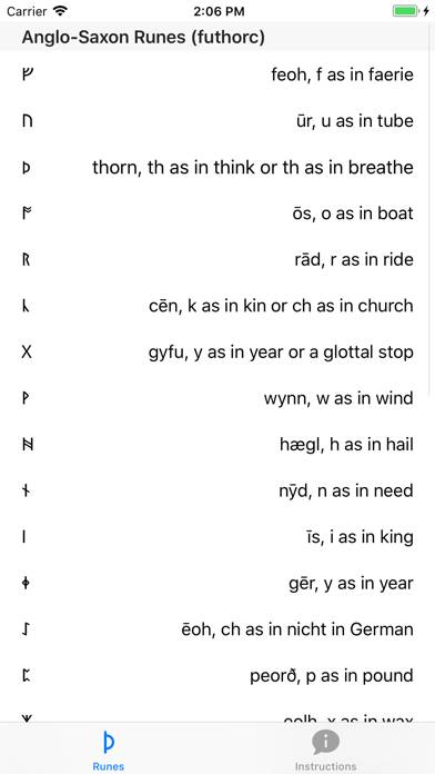 Anglo-Saxon Futhorc Keyboard capture d'écran