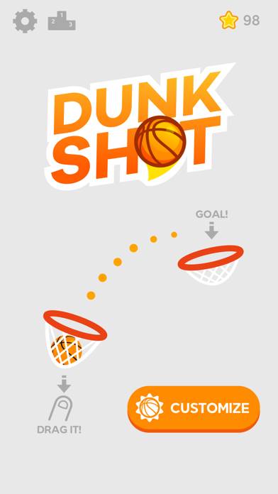 Dunk Shot Schermata dell'app #1