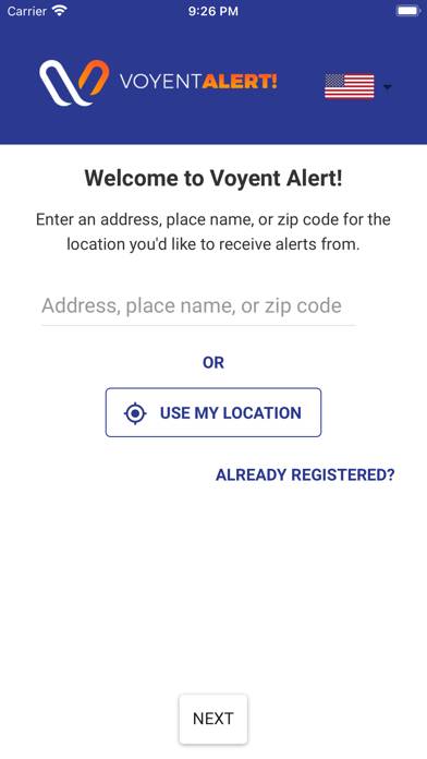 Voyent Alert! App screenshot