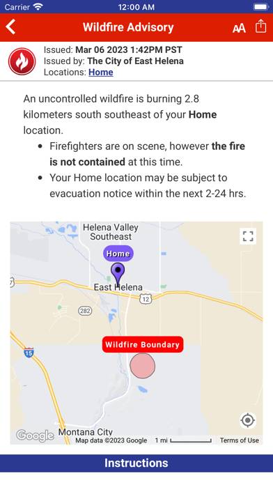 Voyent Alert! App screenshot