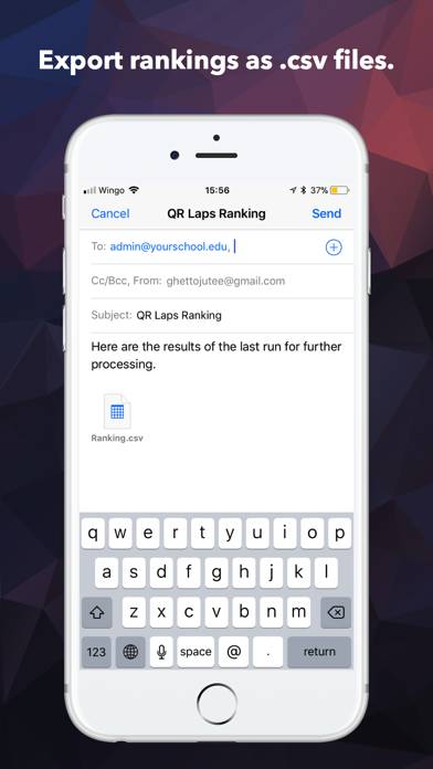 QR Laps Captura de pantalla de la aplicación #5