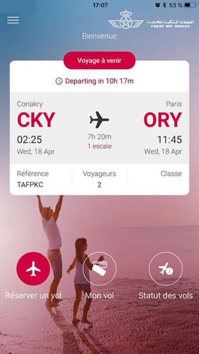Royal Air Maroc App screenshot #2