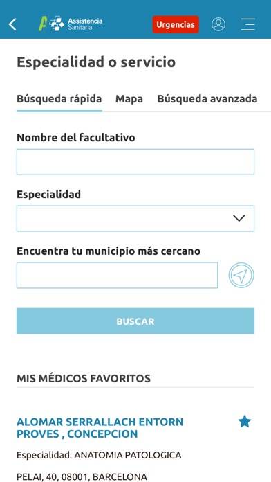 Assistència Online App screenshot