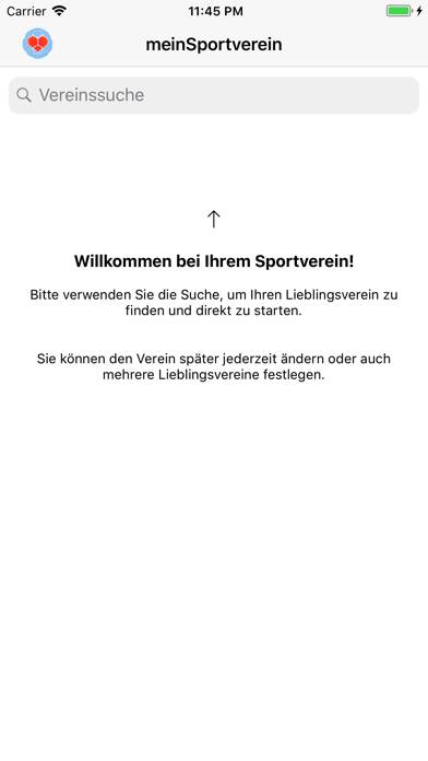 MeinSportverein App-Screenshot #1