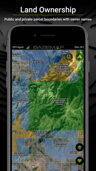 BaseMap: Hunting GPS Maps App screenshot