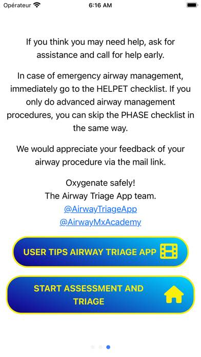 Airway Triage Captura de pantalla de la aplicación #3