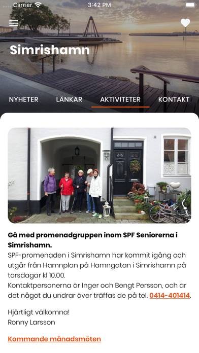 SPF Seniorerna App screenshot #3