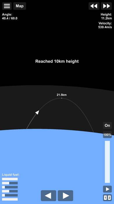 Spaceflight Simulator schermata del gioco