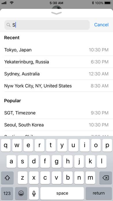 Time There: iMessage Edition Capture d'écran de l'application #5