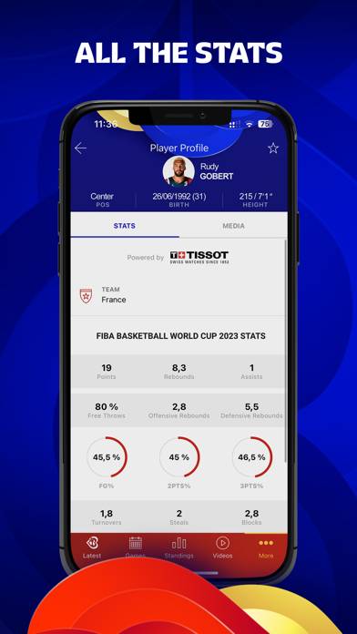 FIBA Basketball World Cup 2023 Schermata dell'app #4