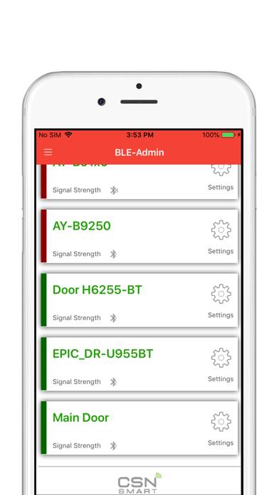 BLE ID Admin Capture d'écran de l'application #1