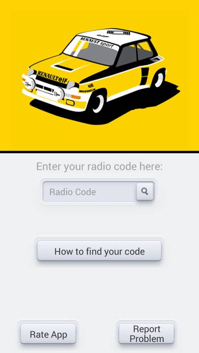 Renault Radio Unlocker App screenshot #1