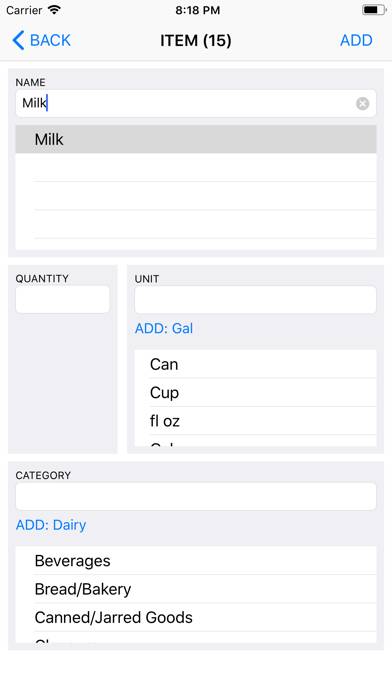 The Simple Shopping List App App screenshot #4