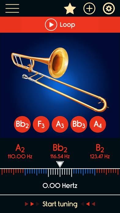Trombone Tuner App-Screenshot #1
