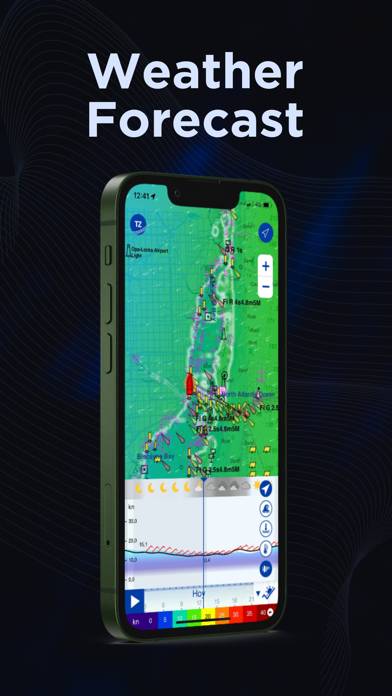 TZ iBoat – Marine Navigation Captura de pantalla de la aplicación #3