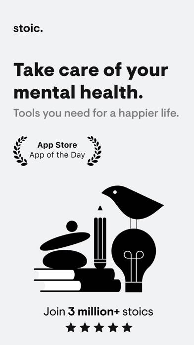 Stoic. journal & mental health App screenshot #2