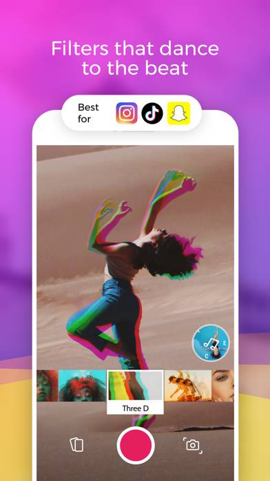 Disco Videos: Effects & Music App screenshot #1