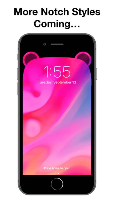 Custom Notch & Dynamic Island Captura de pantalla de la aplicación