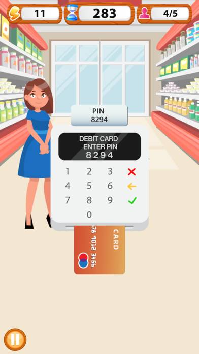 Supermarket Cashier Simulator Captura de pantalla de la aplicación #4