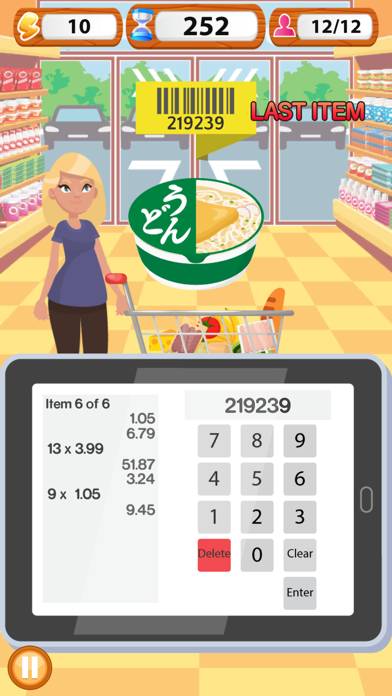 Supermarket Cashier Simulator Captura de pantalla de la aplicación #5