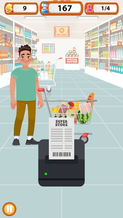 Supermarket Cashier Simulator Captura de pantalla de la aplicación #6