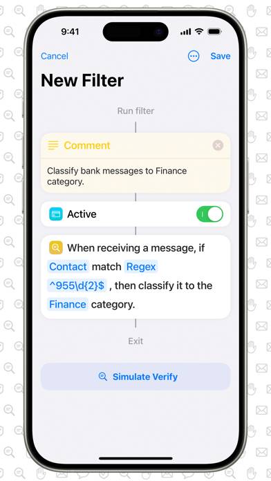 SMS Filter plus Скриншот приложения #4
