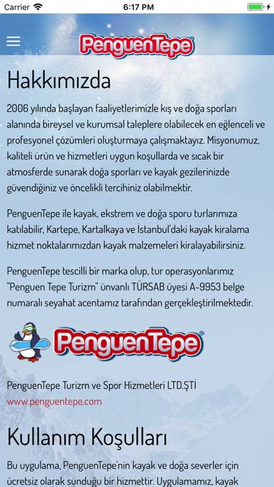 PenguenTepe App screenshot