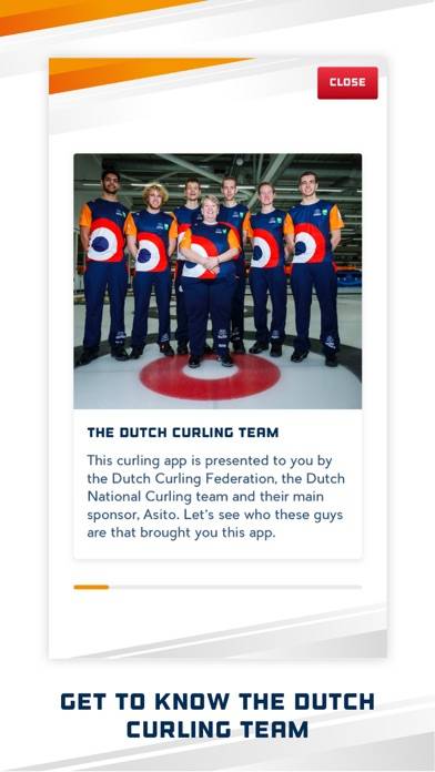 Curling Winter Games skärmdump av spelet
