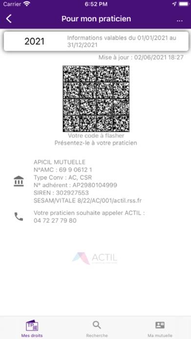 Actil Capture d'écran de l'application