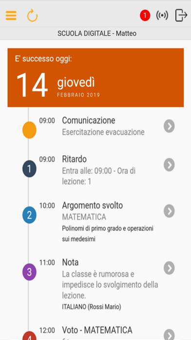 Axios Registro Elettronico FAM Schermata dell'app #2
