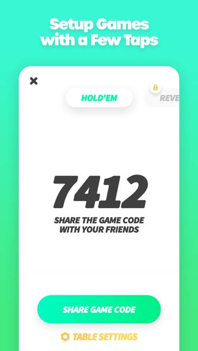 Poker with Friends Captura de pantalla de la aplicación #4