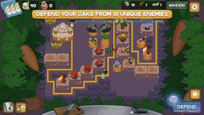 Defend the Cake Tower Defense Captura de pantalla de la aplicación #2
