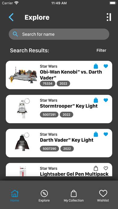 Brick Search: The LEGO set app captura de pantalla