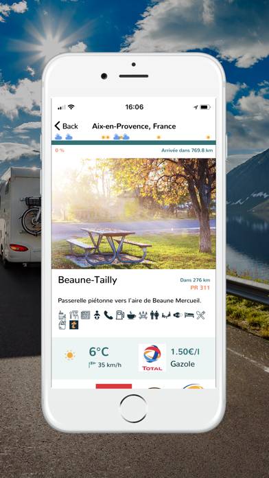 Aire de repos Capture d'écran de l'application